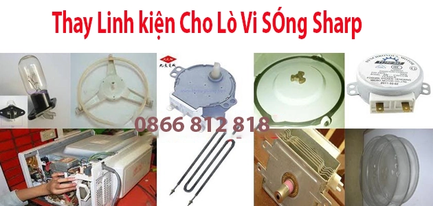 linh kien cho lo vi song sharp