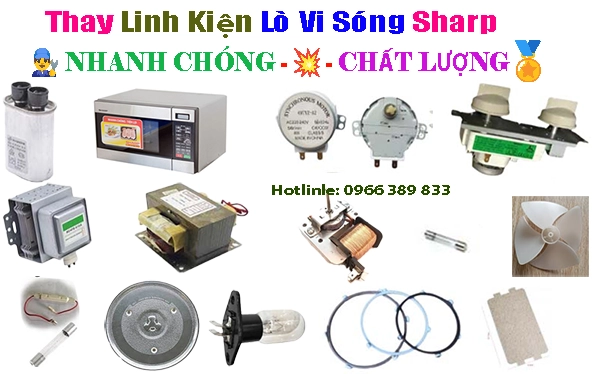 sửa lò vi sóng sharp bị liệt phím tại hà nội