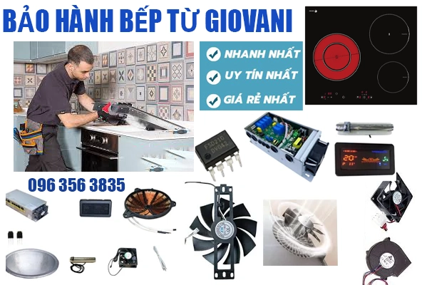 Bảo hành bếp từ Giovani tại hà nội