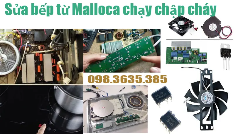 Sửa Bếp Từ Malloca Chập Cháy Tại Nhà