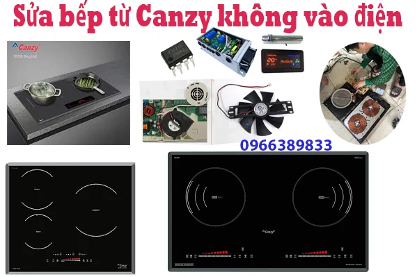 sửa bếp từ Canzy không vào điện tại hà nội