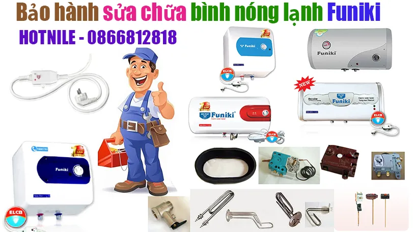 bảo hành bình nóng lạnh Funiki tại hà nội