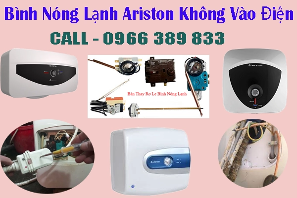 nguyen nhan khien binh nong lanh ariston khong vao dien