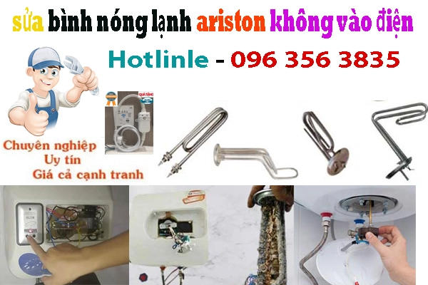 sửa bình nóng lạnh ariston điện không vào bình tại hà nội