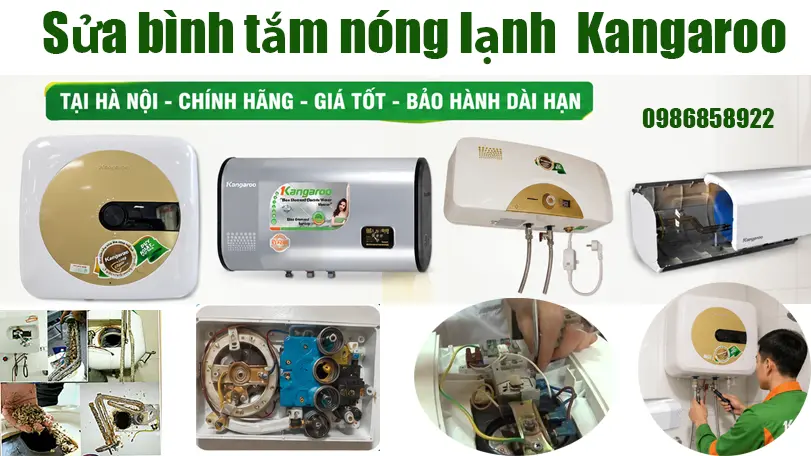 Sửa bình tắm nóng lạnh Kangaroo tại hà nội