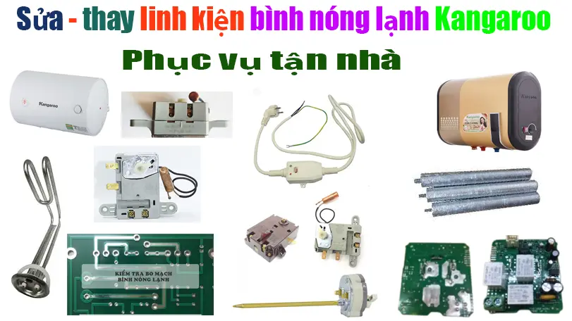 dịch vụ sửa bình tắm nóng lạnh Kangaroo