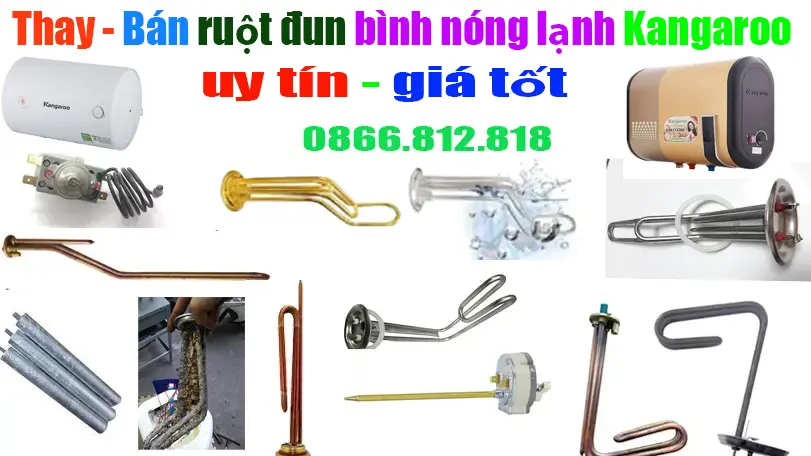 Bán ruột đun bình tắm nóng lạnh Kangaroo tại Hà Nội 