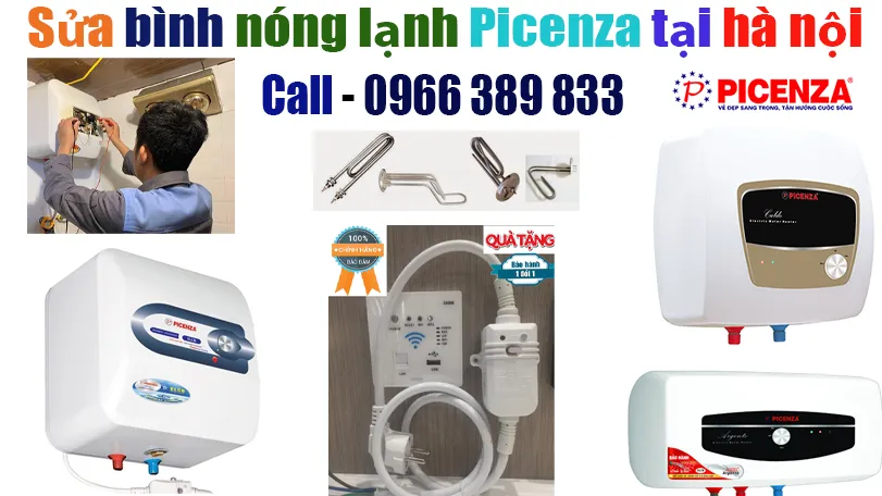 sửa bình nóng lạnh picenza tại hà nội