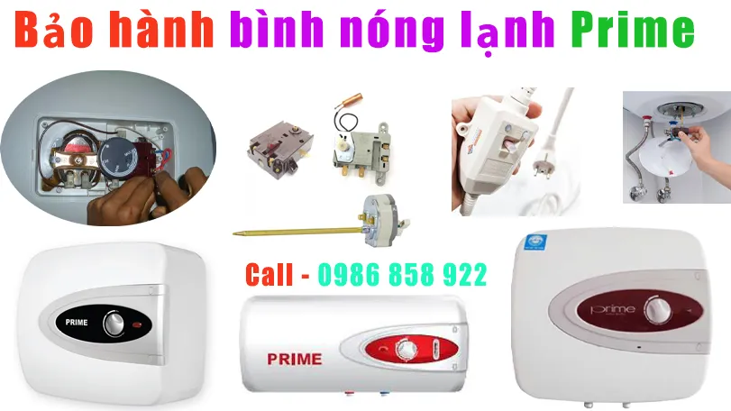 trung tâm bảo hành bình nóng lạnh prime tại hà nội