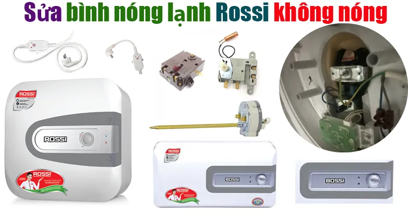 sửa bình nước nóng Rossi không có nước nóng tại hà nội