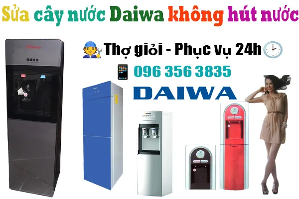 sửa cây nước Daiwa không hút nước tại hà nội