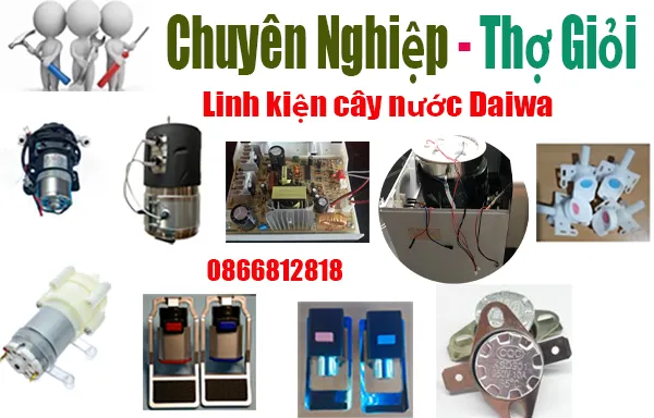 sửa chữa cây nước daiwa nước không ra tại hà nội