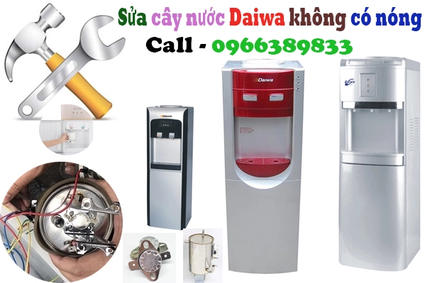 sửa cây nước Daiwa không có nước nóng tại hà nội