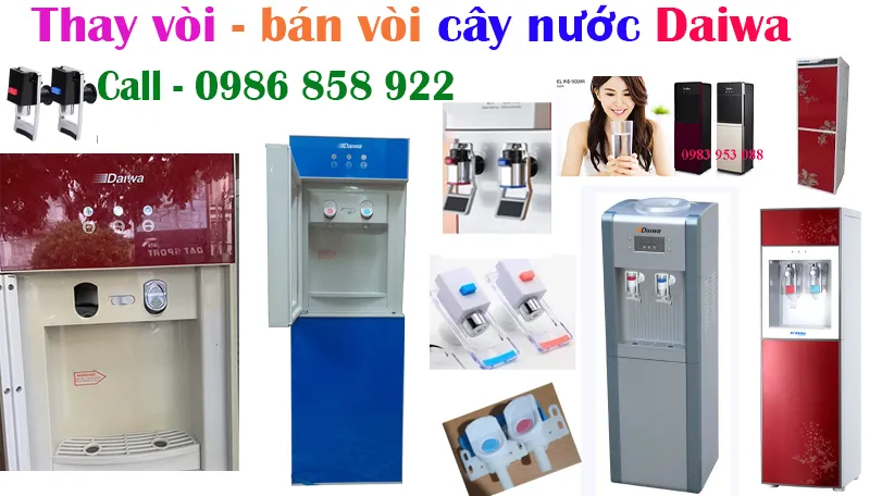 thay vòi cây nước Daiwa tại hà nội