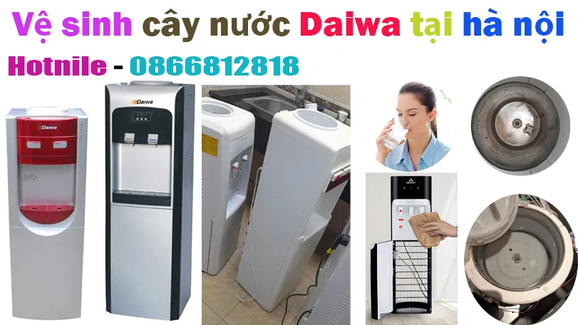 vệ sinh cây nước Daiwa tại hà nội