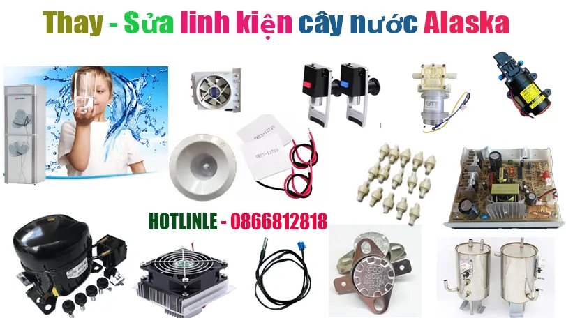 sửa cây nước nóng lạnh Alaska không có nước nóng