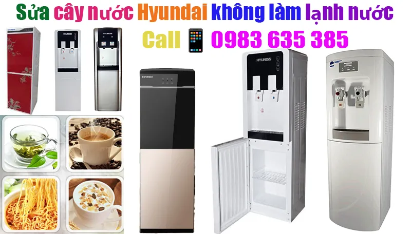 sửa cây nước nóng lạnh Hyundai không lạnh