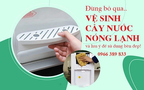 vệ sinh cây nước nóng lạnh Knagroo tại nhà