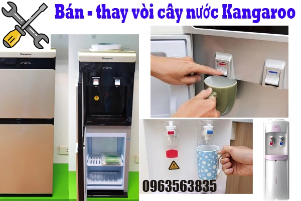 Thay vòi cây nước  nóng lạnh Kangaroo tại hà nội