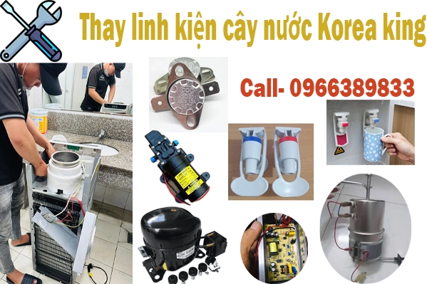 Thay Linh Kiện Cây Nước Nóng Lạnh Korea King