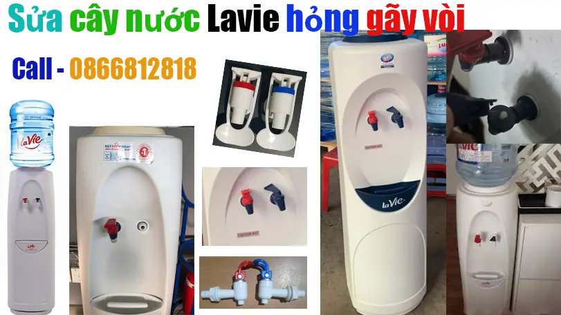 cây nước Lavie bị gãy vòi, hỏng vòi