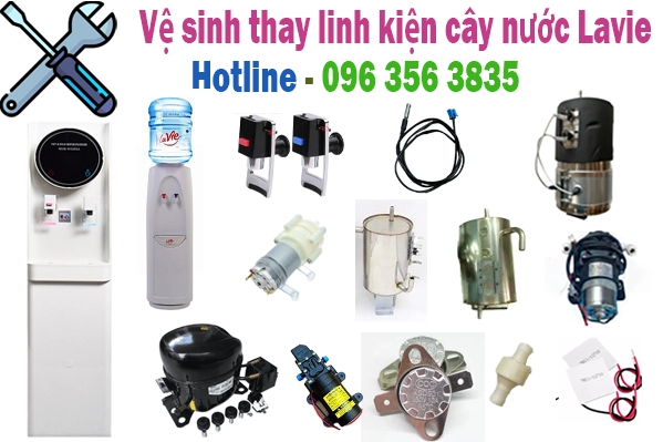 vệ sinh cây nước Lavie tại hà nội