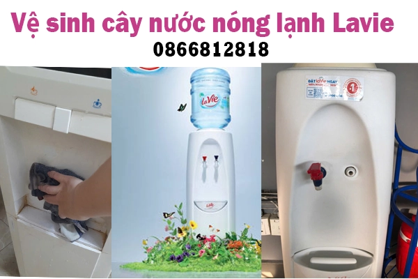 vệ sinh cây nước Lavie tại hà nội