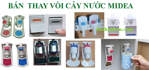 bán vòi cây nước nóng lạnh Midea chất lượng