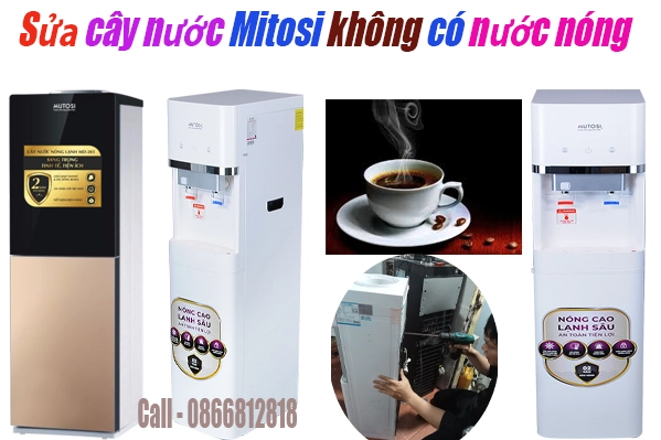 sửa cây lọc nước mitosi khong có nước nóng