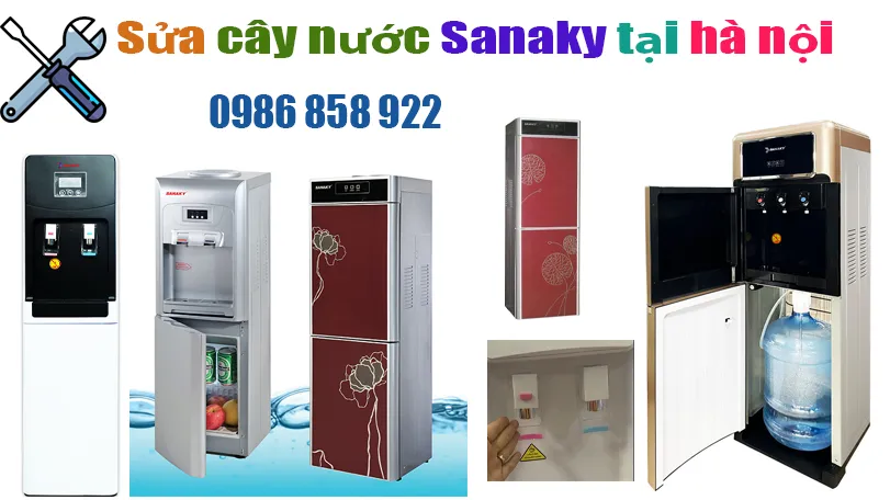 sửa cây nước nóng lạnh Sanaky tại hà nội