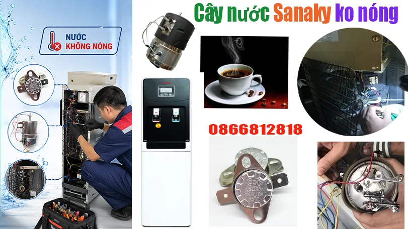 sửa c&acirc;y nước sanaky kh&ocirc;ng c&oacute; n&oacute;ng tại h&agrave; nội,