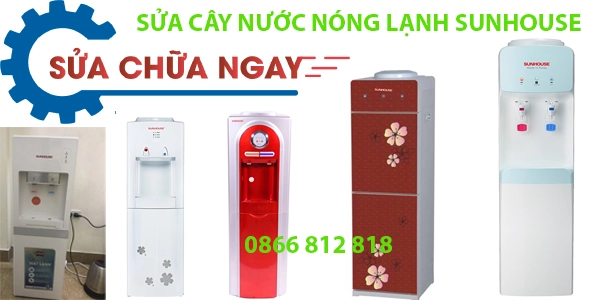 sửa cây nước nóng lạnh Sunhoue tại hà nội