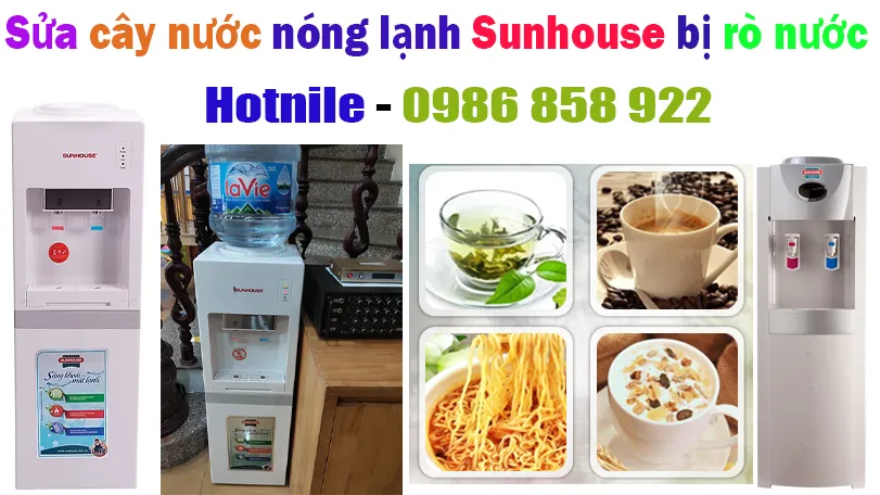 sửa cây nước nóng lạnh sunhouse bị rò nước chảy nước