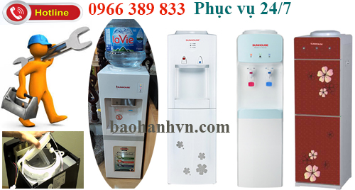 trạm bảo hành cây nước nóng lạnh Sunhouse tại hà nội