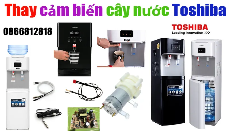thay cẩm biến cây nước toshiba tại hà nội