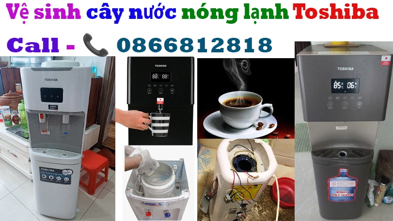 VỆ SINH CÂY NƯỚC NÓNG LẠNH vệ sinh cây nước nóng lạnh Toshiba tại hà nội