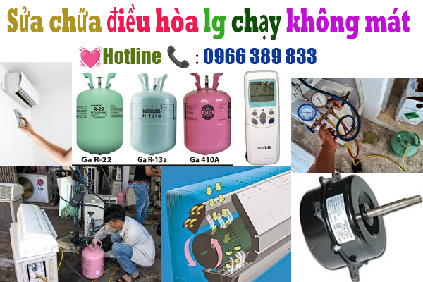 nguyen nhan dieu hoa lg chay khong mat chuyen nghiep