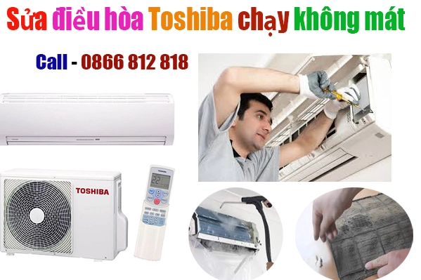 sửa điều toshiba chạy không mát tại hà nội