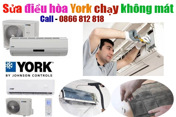 sửa điều hòa York chạy không mát tại hà nội