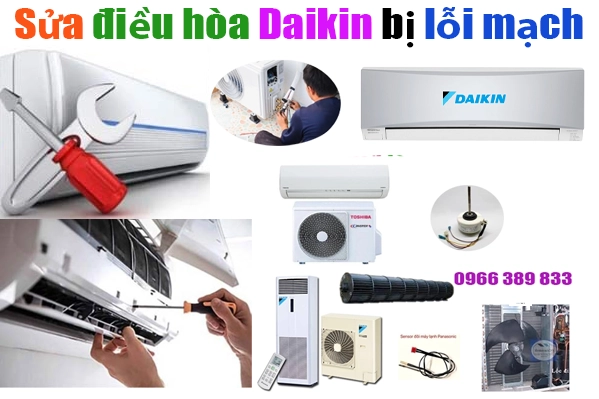 sửa điều hòa Daikin bị hỏng mạch tại hà nội