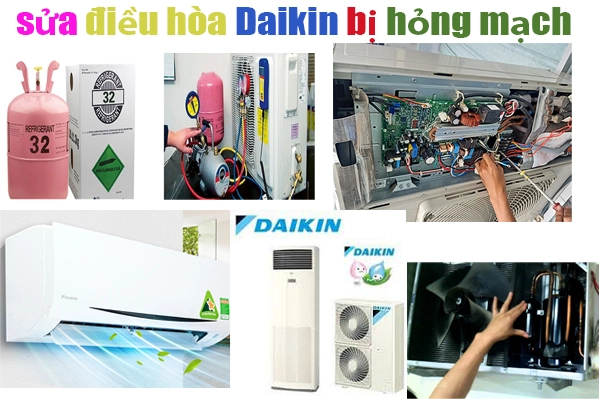 sửa điều hòa Daikin bị hỏng mạch tại hà nội