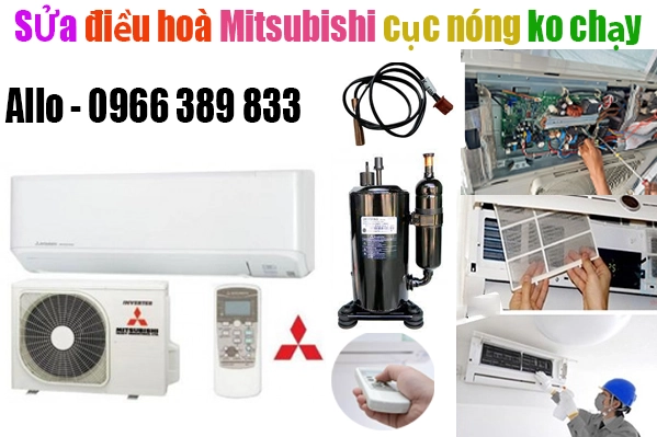 sửa-điều-hòa-mitsubishi-cục-nóng-không-chạy-tại-hà-nội