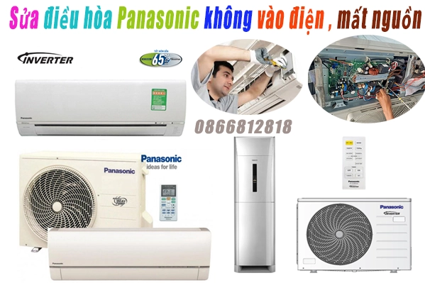 sửa điều hòa panasonic không vào điện, mất nguồn