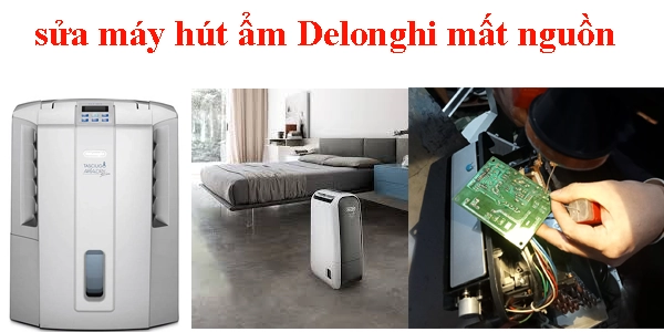 sua may hut am delonghi mat nguon khong va dien