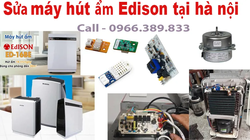 Sửa máy hút ẩm Edison tại hà nội