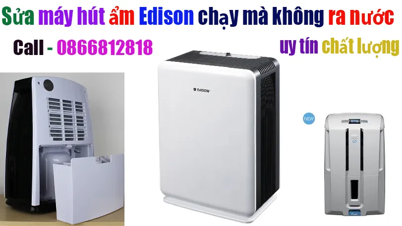 nguyên nhân máy hút ẩm Ediston chạy không thấy ra nước
