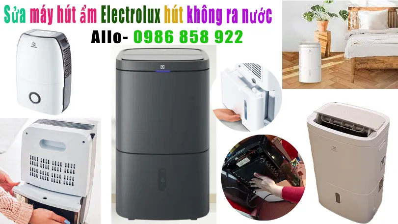 sửa máy hút ẩm electrolux chạy không ra nước