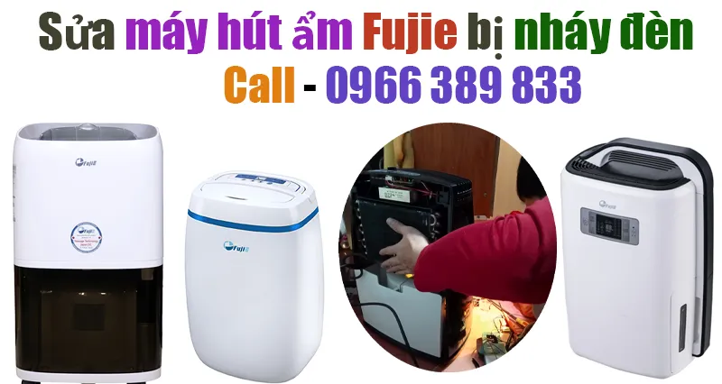 sửa máy hút ẩm Fujie bị nháy đèn tại hà nội