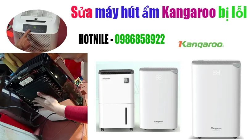 sửa máy hút ẩm Kangaroo chạy bị lỗi tại hà nội
