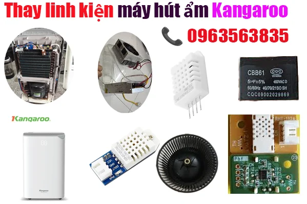 thay linh kiện máy hút ẩm Kangaroo chính hãng